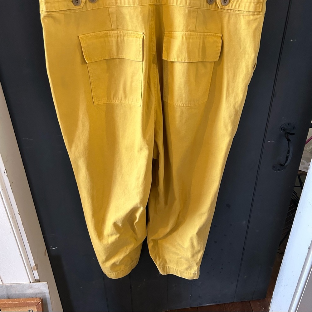 Madewell Mustard Yellow Short-Sleeve Jumpsuit - Picture 6 of 6